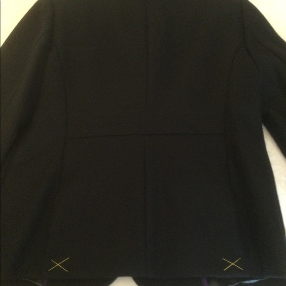 NWOT J. Crew wool black two button blazer. Size 14. - Picture 6 of 6